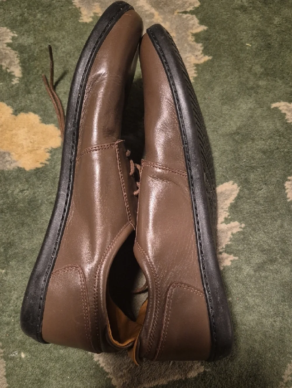 Men's Brown Leather Chukka Boots - Casual Lace-Up